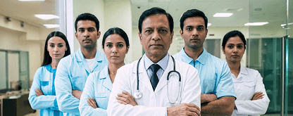 Team of physiotherapy experts