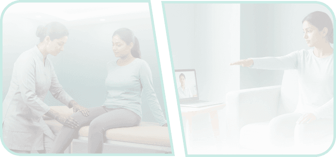 In-clinic and virtual physiotherapy treatment options