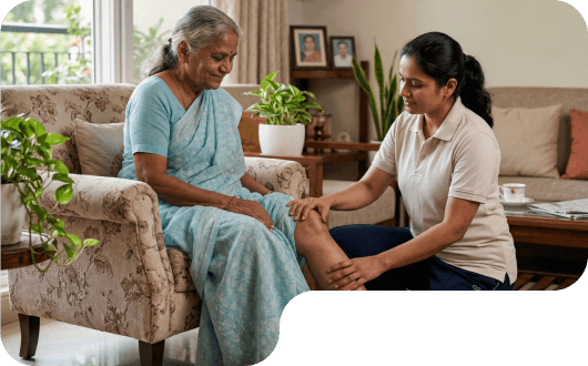 Home physiotherapy session in Ahmedabad