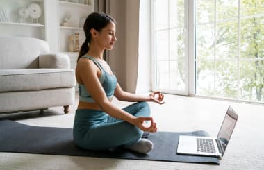 Guided meditation and breathwork practice