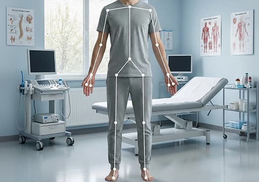 Athlete receiving physiotherapy treatment on their leg